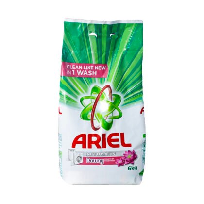 lessive en poudre machine Ariel Matic downy 6 kg