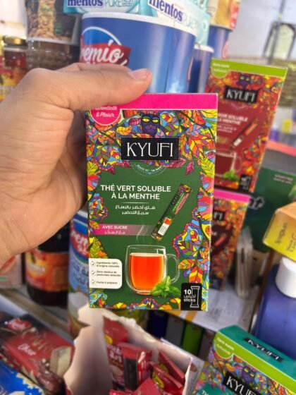 Thé vert soluble a la menthe
