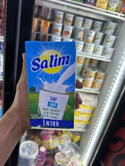 LAIT ENTIER UHT SALIM 500ML